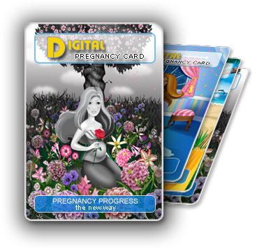 Kostenlose digitale Schwangerschaftskarte